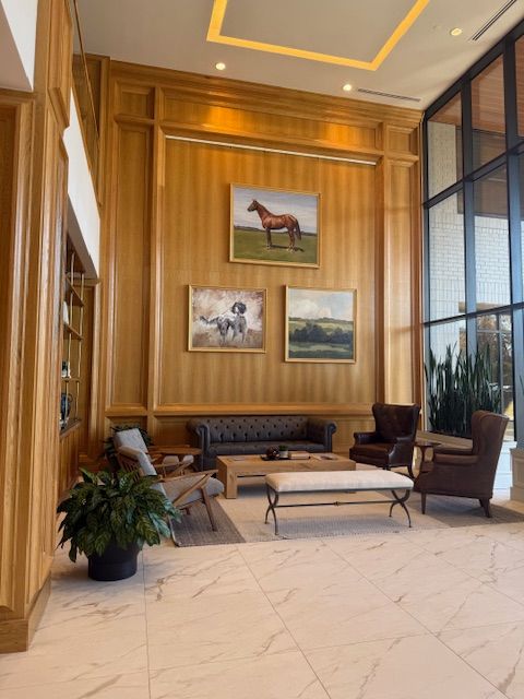 Office lobby interior